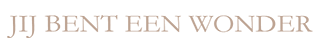 Jij bent een Wonder